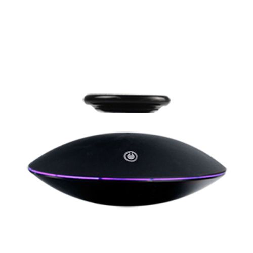 Magnetic levitation display stand, 300G load-bearing capacity, black flying saucer display stand, figurine ornament.
