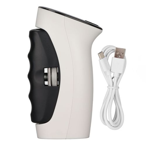 Electronic hand grip strengthener is an adjustable device for rehabilitation training and fitness professionals.