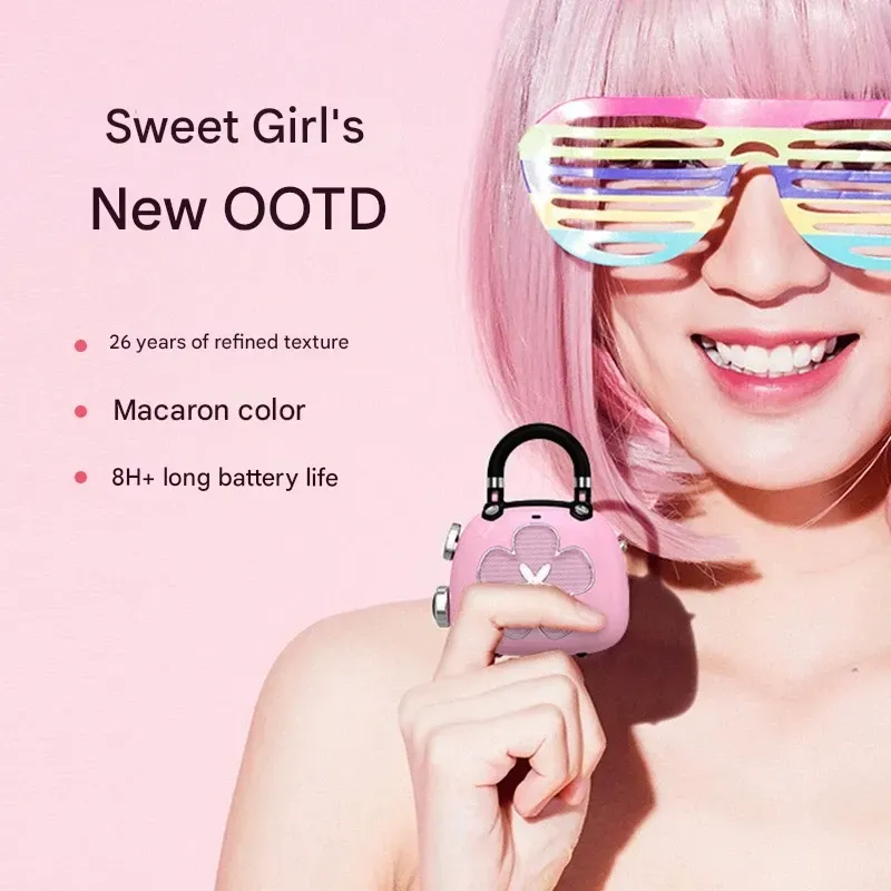 DOSS Candy Bluetooth Speaker: Stylish and exquisite gift box packaging, promotional gift, mini and portable.