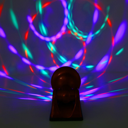 Solar-powered rechargeable seven-color magic ball bulb RGB KTV bar living room club floor ambient light USB