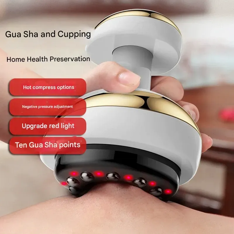 Electric Gua Sha Instrument, Universal Meridian Brush, Home Massager, Tendon Brush, Cupping Device, Gua Sha Suction Device