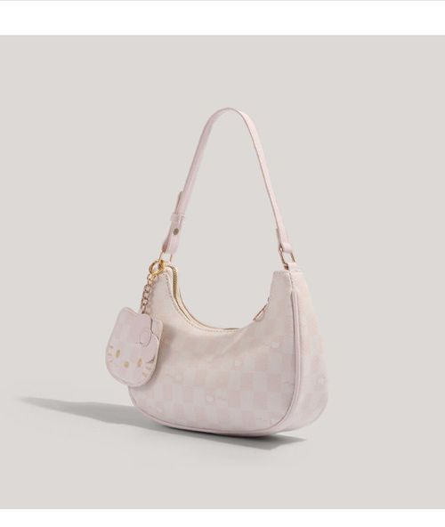 New fashionable women's handbag with a unique design, versatile and stylish, high-value single shoulder crescent shape, perfect for commuting.