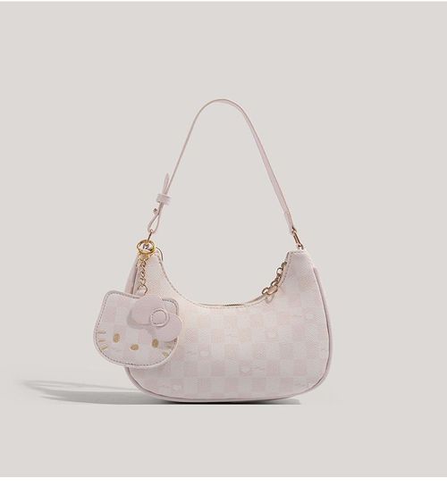 New fashionable women's handbag with a unique design, versatile and stylish, high-value single shoulder crescent shape, perfect for commuting.