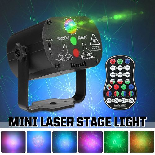 LED colorful flashing stage light, outdoor mini laser light, USB powered atmosphere light, disco party star projector light.