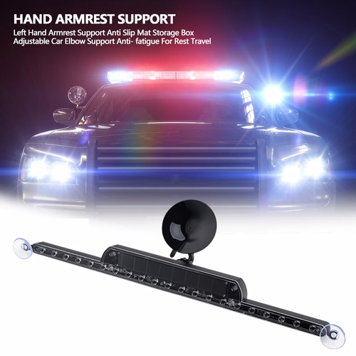Car emergency light, solar-powered RGB flashing warning light, multi-functional decorative anti-collision night driving safety light.