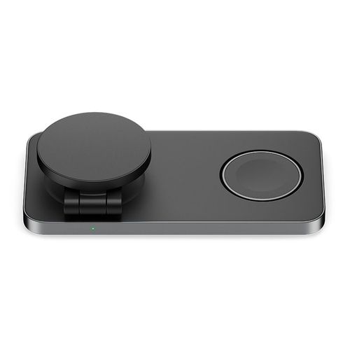 New multi-functional 3-in-1 wireless charging phone stand with 25W magnetic fast charging for desktops.