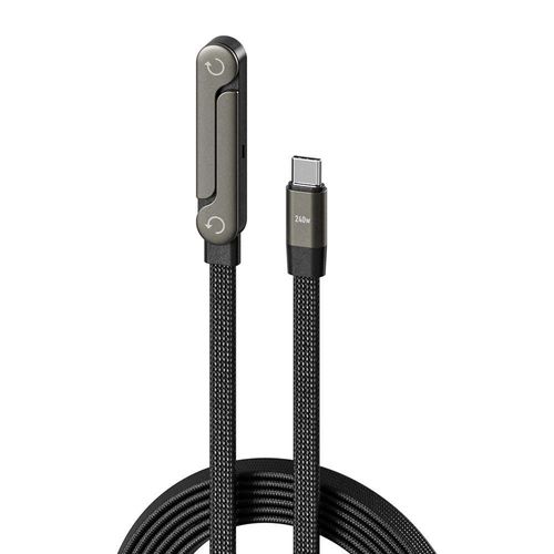 High-quality braided 1.5m USB Type-C data cable, PD3.1 240W 48V 5A fast charging, 480Mbps data transfer cable (Type-C).