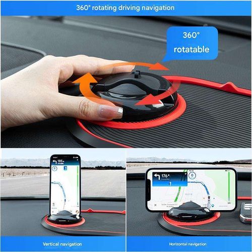 Multifunctional 4-in-1 car phone anti-slip mat, so practical! You deserve a car holder.