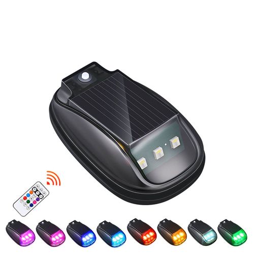 Four lights, Solar-powered navigation light, LED mouse light, modified warning light ambient light for cars and trucks.