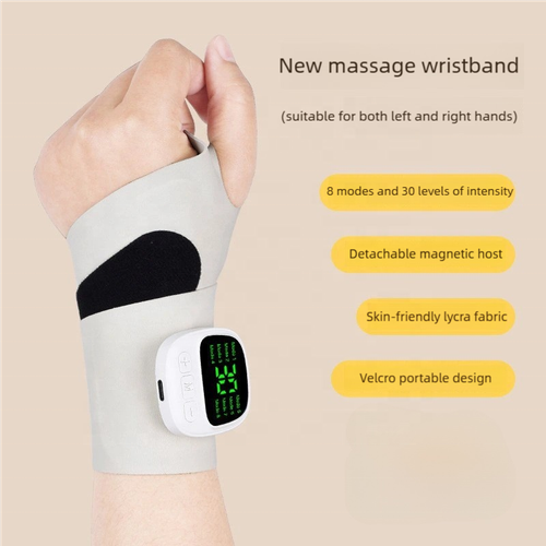 Wireless Vibration Massager Hand Support with Wrist Tube EMS Electric Smart Wristband