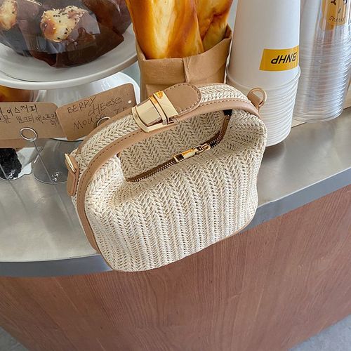 Woven casual women's handbag, tote, shoulder bag, crossbody bag