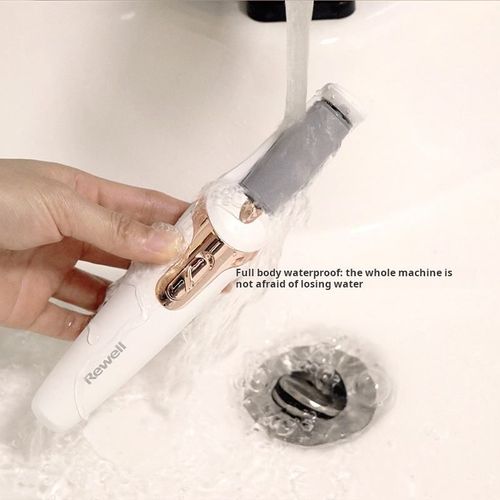 Electric foot grinder, rechargeable, multi-functional, waterproof, removes dead skin and calluses, automatic foot care device.