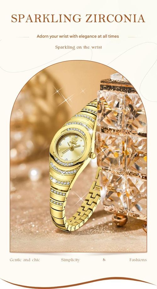 Best-Selling, Elegant Bracelet-Style Ladies' Watch — Stylish, Diamond-Accented Quartz Wristwatch with a Unique, Casual Flair