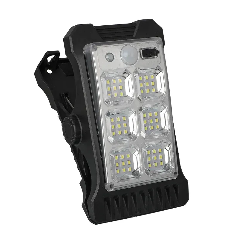Solar Clip-On Light — Outdoor Courtyard Lamp, Home Fence Lighting, High-Brightness Motion-Sensing Light, Garden & Balcony Wall Lamp