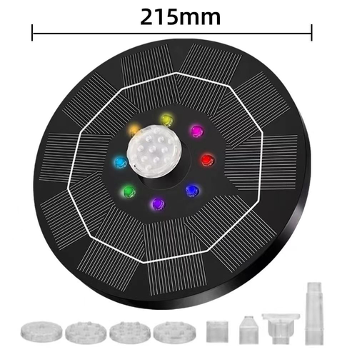 Solar Panel Included Floating Garden Fountain