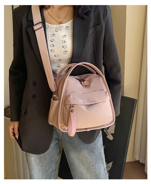 Simple and lightweight casual bag, fashionable and versatile Oxford cloth women's crossbody bag, shoulder handbag commuter bag