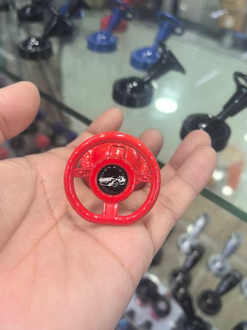 Car logo Car metal one-button start rocker ball car one-button start decorative sticker car button key protection cover