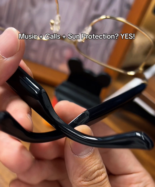 GS380 glasses AI translation photo camera smart glasses automatic color changing lenses UV protection