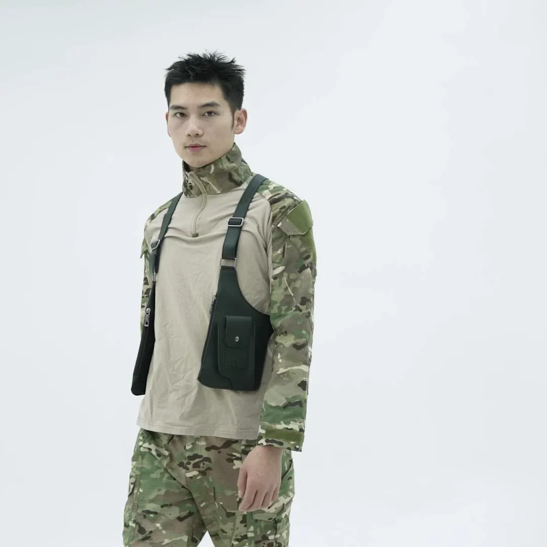 Vest backpack outdoor vest bag sports leisure backpack trendy cool fashion chest bag