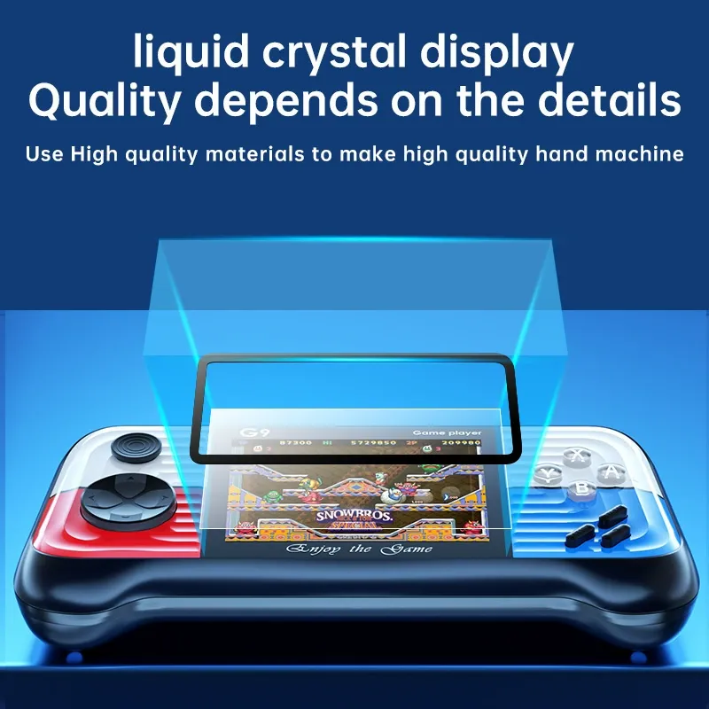 New G9 handheld game console joystick retro HD handheld PSP game arcade 666 game all-in-one