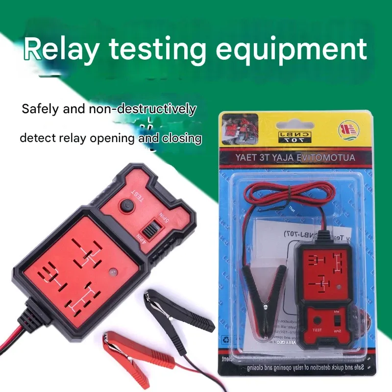 Car battery tester 12V relay battery tester 4, 5 pin switch fast detection