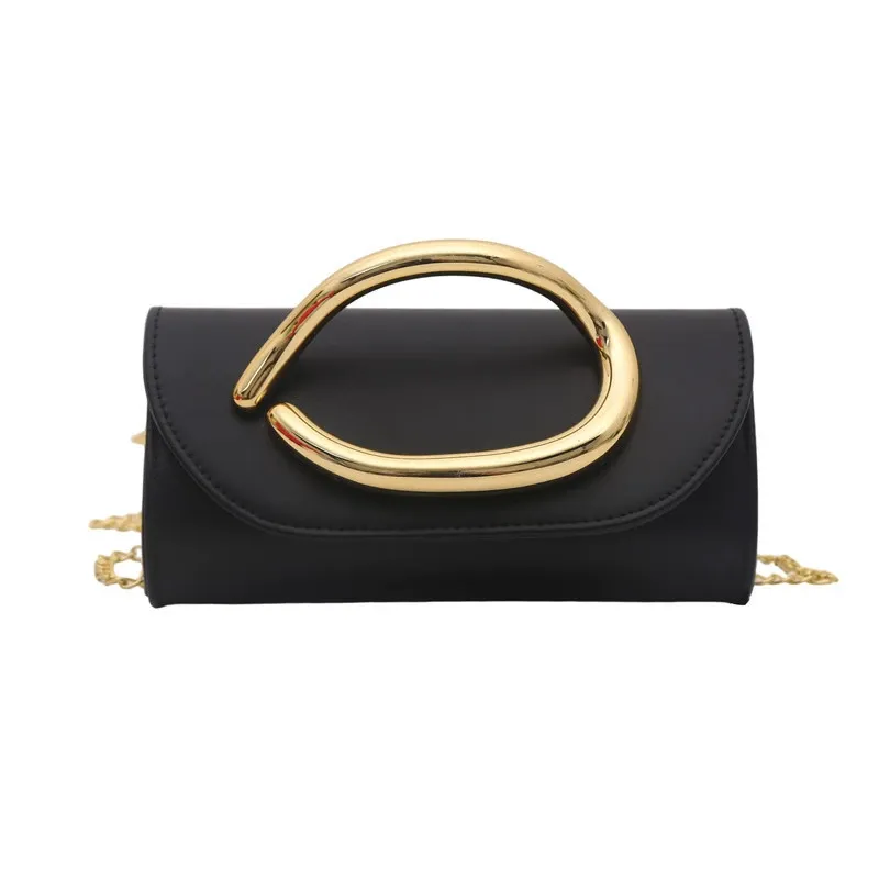 Women's Flap Evening Clutch Bag 2025 New Soft Leather Chain Shoulder Crossbody Mobile Phone Bag Fashion