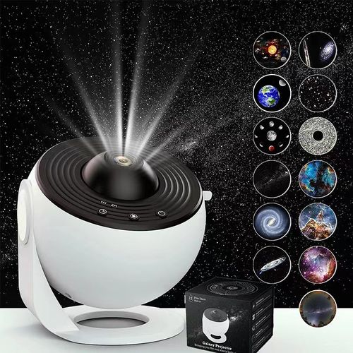 Travel the universe inside the comfort of your own home with this galaxy projector 13 in 1 Planetarium Star Projector 4K HD Rotating Galaxy Lamp with Focus