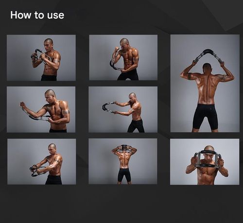 U-shaped arm strength stretching muscle training chest muscle arm pull grip fitness equipment speed arm device