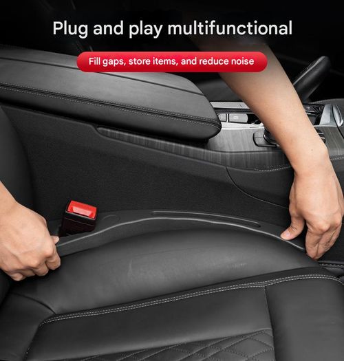 Car seat gap filler strips, leak-proof strips, leak-proof clips, universal car accessories, Two packs, Without Logo