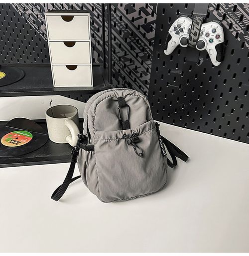Summer vertical version mobile phone bag lightweight versatile Ruiying crossbody bag male student popular street trend cool sports shoulder bag female