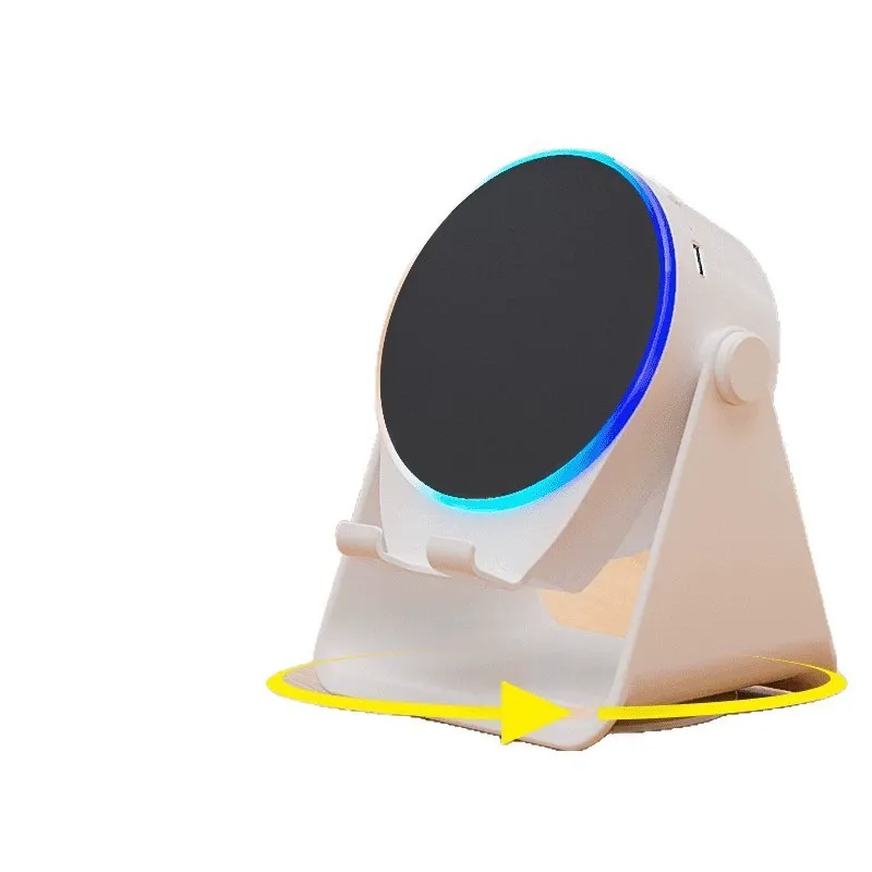 Hot product wireless induction bracket mobile phone bracket audio desktop four-in-one lazy live speaker