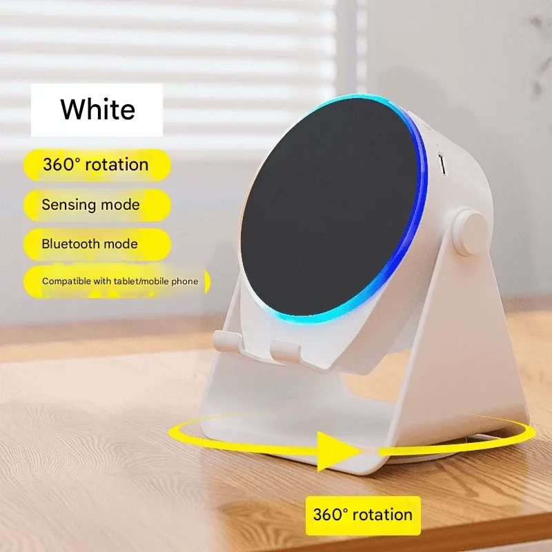 Hot product wireless induction bracket mobile phone bracket audio desktop four-in-one lazy live speaker