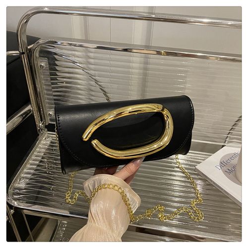 Women's Flap Evening Clutch Bag 2025 New Soft Leather Chain Shoulder Crossbody Mobile Phone Bag Fashion