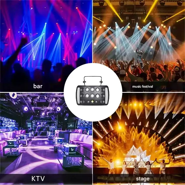 Stage lighting LED horse racing butterfly light KTV laser beam light wedding bar dance studio stage lighting