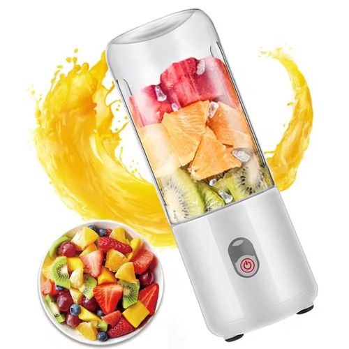 It is down in price！Portable 500ML Electric Juicer Blender Rechargeable Mini USB Juicer 6 Blades Smoothie Fruit Professor Wireless at Home