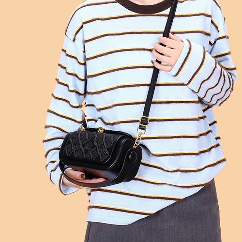 High-end light luxury retro box women's bag 2025 new embroidery thread embroidery handbag one-shoulder crossbody small square bag