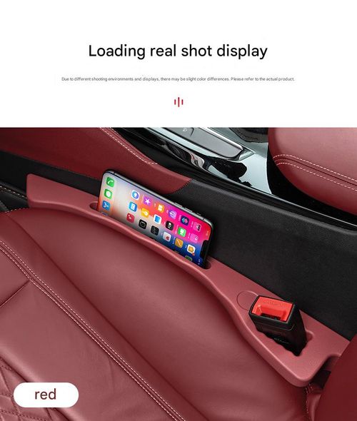 Car seat gap filler strips, leak-proof strips, leak-proof clips, universal car accessories, Two packs, Without Logo