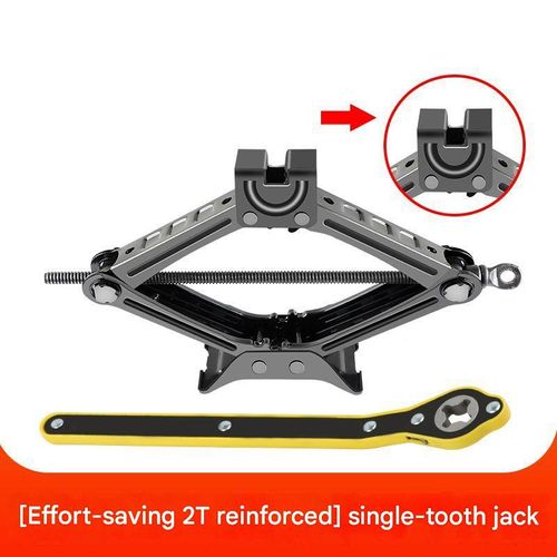 2-ton jack car car with labor-saving hand-cranked horizontal tire changing special vehicle tool set Qianjinding