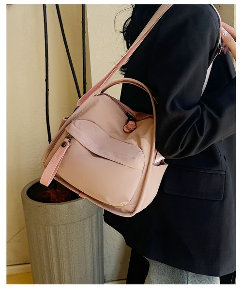 Simple and lightweight casual bag, fashionable and versatile Oxford cloth women's crossbody bag, shoulder handbag commuter bag