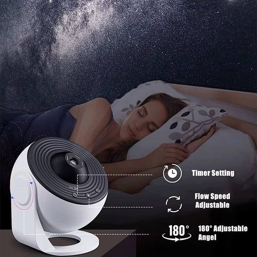 Travel the universe inside the comfort of your own home with this galaxy projector 13 in 1 Planetarium Star Projector 4K HD Rotating Galaxy Lamp with Focus