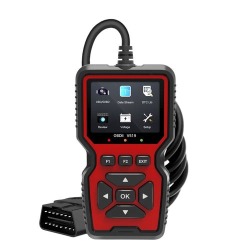 Automobile fault diagnostic instrument V519 engine fault reading data stream battery voltage OBD2 detection tool