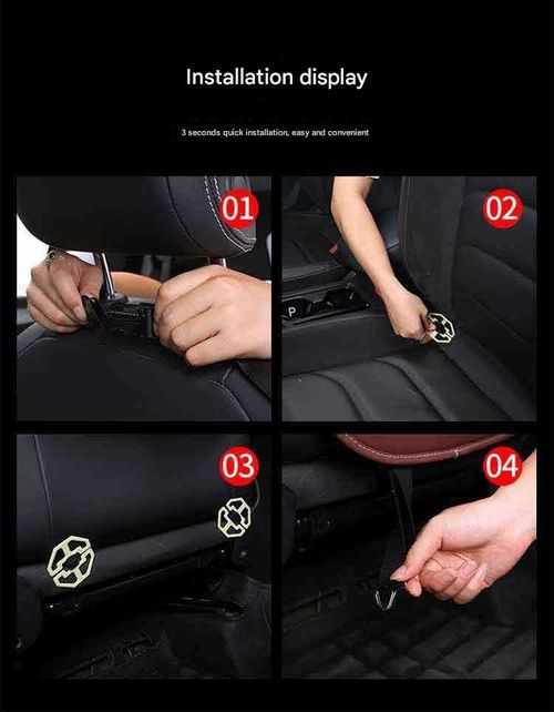 Car supplies seat storage bag foldable dining table multi-function storage car storage bag