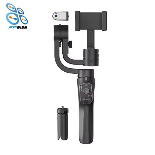 AOCHUAN 3-Axis Handheld Gimbal Stabilizer for Smartphone with Fill Light for Android Face Tracking Tiktok Vlog Smart XE