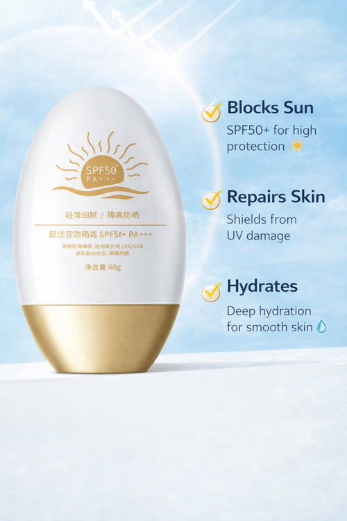 SPF50+ Sunscreen – Serious Protection for Ghana Sun ☀️🔥