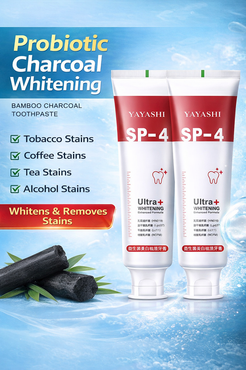 YAYASHI SP-4 Probiotic Whitening Toothpaste | Remove Stains & Fresh Breath in Ghana
