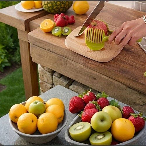 Multifunctional vegetable and egg slicer