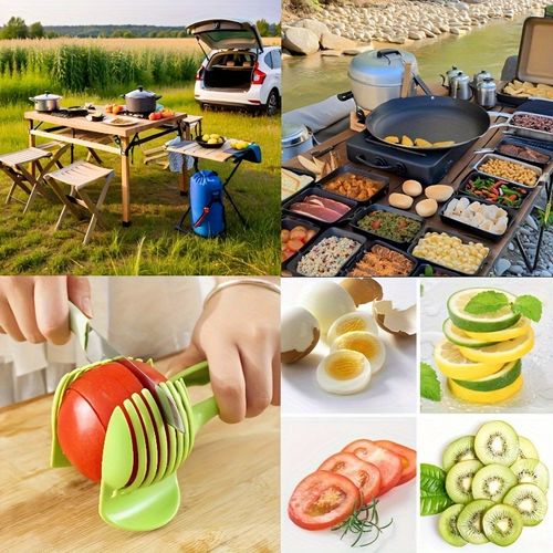 Multifunctional vegetable and egg slicer