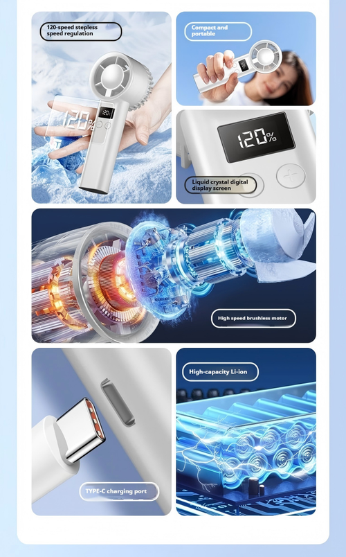2025 New Type of Portable Mini Hand Fan