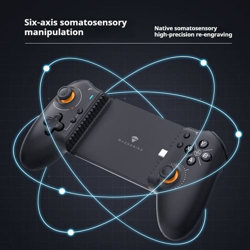 GP5 wired dual-mode Bluetooth dual vibration controller 6-axis somatosensory hall linear trigger game gamepad