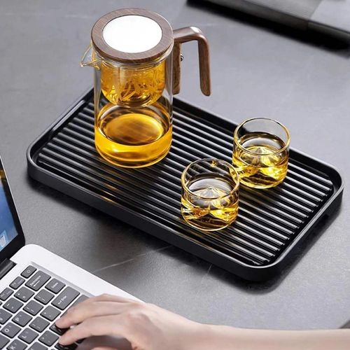 Factory hot sale water separation glass teapot with wooden handle magic teapot glass teapot with strainer glass teapot